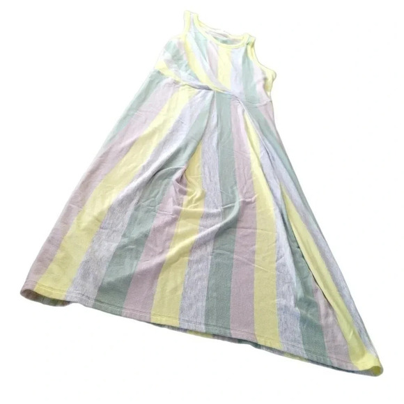 Lou & Grey for LOFT size S Color Block Striped Maxi Dress multicolor women's - Picture 9 of 10